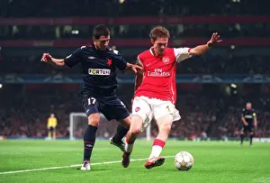 Arsenal V Slavia Prague 2007-08 Prints: Arsenal's Dominance: Alex Hleb Shines in 7-0 Victory over Slavia Prague in Champions League Group H