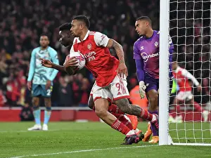 Arsenal's Dominance: Gabriel Jesus Scores Third Goal Against Southampton in Premier League Showdown (2022-23)