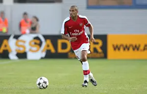 Burgenland XI V Arsenal Prints: Arsenal's Dominance: Gael Clichy in Action against Burgenland (28/7/2008)