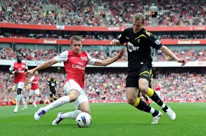 Arsenal V Bolton Wanderers 2011-12 Prints: Arsenal's Dominance: Ramsey Scores in 3-0 Win Over Bolton Wanderers