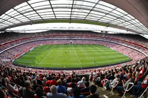 Arsenal V Southampton 2012:13 Prints: Arsenal's Dominant Display: 6-1 Rout of Southampton in Premier League at Emirates Stadium