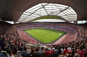 Arsenal V Southampton 2012:13 Prints: Arsenal's Dominant Display: 6-1 Victory Over Southampton in the Premier League