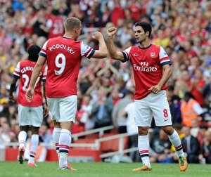 Arsenal V Southampton 2012:13 Prints: Arsenal's Dominant Performance