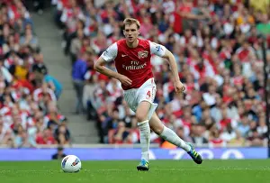 Arsenal V Bolton Wanderers 2011-12 Prints: Arsenal's Dominant Victory: Per Mertesacker Scores in 3-0 Win over Bolton Wanderers (Premier League)