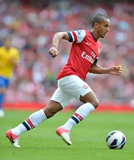 Arsenal V Southampton 2012:13 Prints: Arsenal's Dominant Victory: Theo Walcott Scores in 6-1 Rout Against Southampton (Premier League)