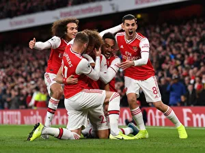 Arsenal V Crystal Palace 2019-20 Prints: Arsenal's Double Delight: Luiz