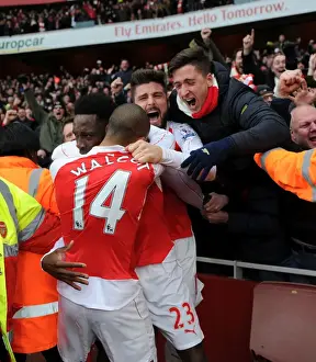 Arsenal's Double Delight: Welbeck Scores Second Goal in Epic Comeback Against Leicester City