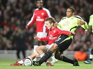 Arsenal's Double Trouble: Jack Wilshere & Wilson Palacios Shine in Arsenal's 3:0 Carling Cup Victory over Wigan Athletic, Emirates Stadium, 11/11/2008