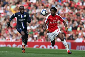 Arsenal V Blackburn Rovers 2009-10 Prints: Arsenal's Double Victory: Alex Song Shines in 6-2 Rout of Blackburn Rovers