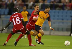 FC Twente V Arsenal Prints: Arsenal's Double Victory over Tiote: 2-0 FC Twente in Champions League Qualifiers