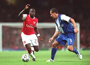 Arsenal V FC Porto Prints: Arsenal's Eboue and Costa Clash in Champions League: Arsenal 2-0 FC Porto
