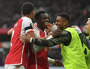 Arsenal's Eddie Nkeiah Scores Third Goal in Exciting Victory over Sheffield United (2023-24)