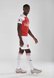 1st Team Photo-call 2018/19 Prints: Arsenal's Eddie Nketiah at 2018/19 First Team Photo Call