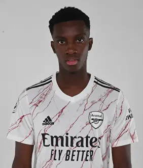 1st Team Photocall 2020-21 Prints: Arsenal's Eddie Nketiah at 2020-21 First Team Photoshoot