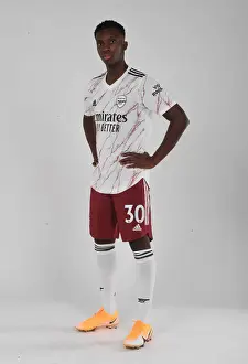 1st Team Photocall 2020-21 Prints: Arsenal's Eddie Nketiah at 2020-21 First Team Photoshoot