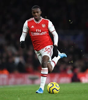 Images Dated 18th January 2020: Arsenal's Eddie Nketiah in Action: Arsenal vs Sheffield United, Premier League 2019-2020