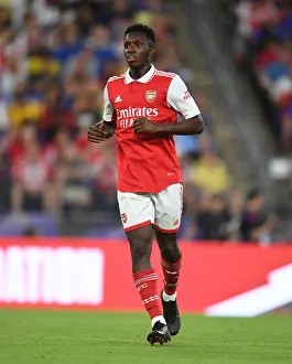 Arsenal V Everton - Pre Season 2022-23 Prints: Arsenal's Eddie Nketiah in Action: Arsenal vs