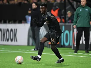 Bodø/Glimt V Arsenal 2022-23 Prints: Arsenal's Eddie Nketiah in Action against Bodø/Glimt in Europa League Group A