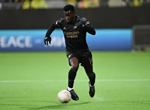 Bodø/Glimt V Arsenal 2022-23 Prints: Arsenal's Eddie Nketiah in Action against Bodø/Glimt in UEFA Europa League Group A