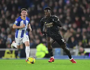 Arsenal's Eddie Nketiah in Action: Brighton vs Arsenal, Premier League 2022-23