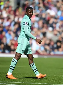 Burnley V Arsenal 2018-19 Prints: Arsenal's Eddie Nketiah in Action: Burnley vs Arsenal (2018-19)