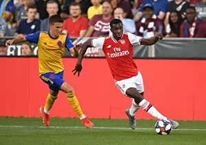 Arsenal's Eddie Nketiah in Action: Colorado Rapids vs Arsenal (2019-20 Pre-Season Friendly)