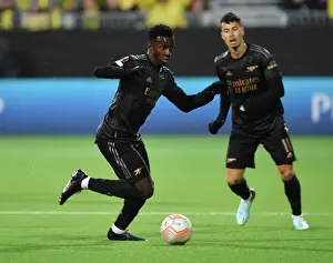 Arsenal's Eddie Nketiah in Action: Europa League Clash against Bodø/Glimt, Norway (October 2022)