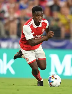 Arsenal V Everton - Pre Season 2022-23 Prints: Arsenal's Eddie Nketiah in Action against Everton during Pre-Season Friendly in Baltimore