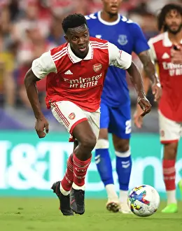 Arsenal V Everton - Pre Season 2022-23 Prints: Arsenal's Eddie Nketiah in Action Against Everton: Pre-Season Friendly in Baltimore