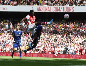 Arsenal's Eddie Nketiah in Action against Leeds United - Premier League 2021-22