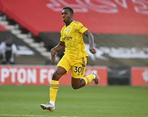 Arsenal's Eddie Nketiah in Action against Southampton in Premier League Clash (2019-20)
