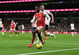 Arsenal's Eddie Nketiah in Action Against Tottenham Hotspur - Premier League 2022-23