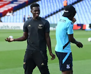 Arsenal's Eddie Nketiah and Crystal Palace's Eberechi Eze Exchange Words Before 2022-23 Premier League Clash