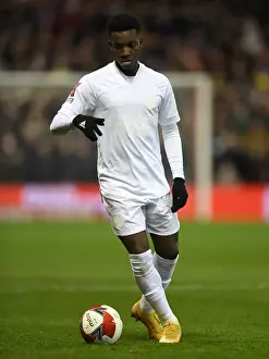 Arsenal's Eddie Nketiah in FA Cup Action: Nottingham Forest vs Arsenal (2021-22)