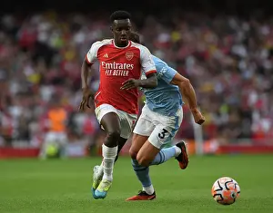 Arsenal's Eddie Nketiah Faces Manchester City in the 2023-24 Premier League Showdown