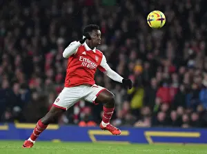 Arsenal V Manchester City 2022-23 Prints: Arsenal's Eddie Nketiah Faces Manchester City in the Premier League