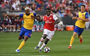 Arsenal's Eddie Nketiah Faces Off Against Colorado's Kellyn Acosta in 2019 Pre-Season Clash