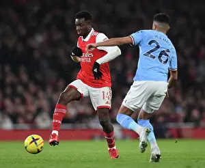 Arsenal's Eddie Nketiah Faces Off Against Manchester City in Intense Premier League Showdown
