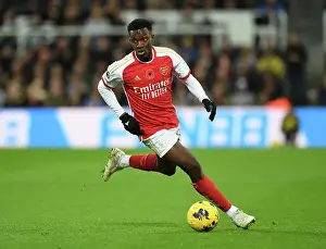 Arsenal's Eddie Nketiah Faces Off Against Newcastle United in Premier League Clash (2023-24)