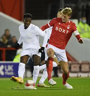 Arsenal's Eddie Nketiah Faces Off Against Nottingham Forest's Joe Worrall in FA Cup Third Round Clash