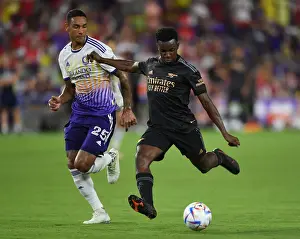 Arsenal's Eddie Nketiah Faces Off Against Orlando City's Antonio Carlos in Pre-Season Showdown
