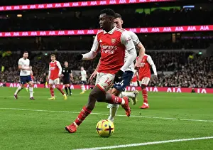 Arsenal's Eddie Nketiah Faces Off Against Tottenham Hotspur in Premier League Clash (2022-23)