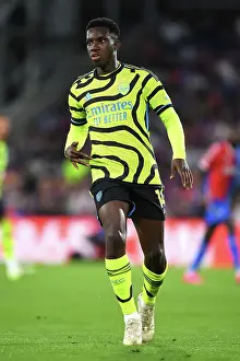 Crystal Palace V Arsenal 2023-24 Prints: Arsenal's Eddie Nketiah Focuses Ahead at Crystal Palace, Premier League 2023-24