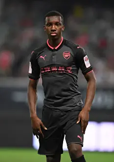 Bayern Munich V Arsenal 2017-18 Prints: Arsenal's Eddie Nketiah Goes Head-to-Head against Bayern Munich in Shanghai Pre-Season Clash
