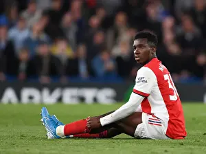Arsenal's Eddie Nketiah Goes Head-to-Head Against Chelsea at Stamford Bridge - Premier League 2021-22