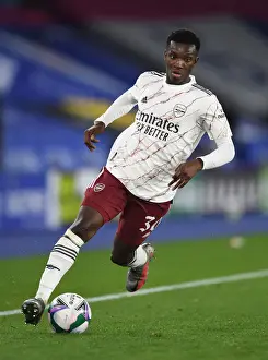 Arsenal's Eddie Nketiah Goes Head-to-Head with Leicester City in Carabao Cup Showdown