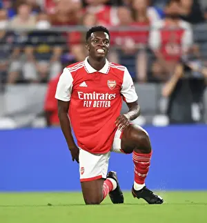 Arsenal V Everton - Pre Season 2022-23 Prints: Arsenal's Eddie Nketiah in Pre-Season Action Against Everton in Baltimore