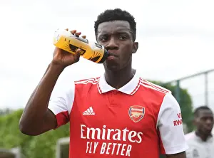 Arsenal's Eddie Nketiah in Pre-Season Action Against Ipswich Town