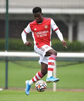 Arsenal's Eddie Nketiah in Pre-Season Action Against Millwall