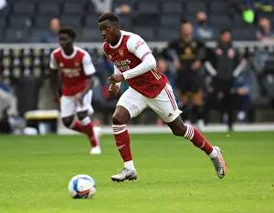 MK Dons V Arsenal 2020-21 Prints: Arsenal's Eddie Nketiah in Pre-Season Form: MK Dons vs Arsenal (2020-21)